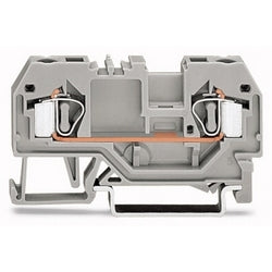 WAGO 281-901 2-conductor Through Terminal Block; 4 mm2; Center Marking; For Din-rail 35 X 15 And 35 X 7.5; CAGE CLAMP