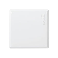 Leviton 47605-14C 14 Structured Media Flush Mount Cover, Metal, White