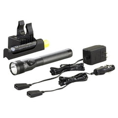 Streamlight 75458 Stinger DS LED HL 800-Lumen Rechargeable Dual Switch Flashlight with 120-Volt AC/12-Volt DC Smart Charge Piggyback Charger (NiMH)