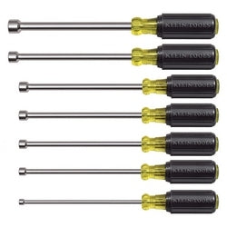 Klein 647M Magnetic Nut Driver Set, 7 Piece, 6-Inch Shafts