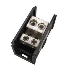 NSI Industries AL-R2-M4 Power Distribution Block, (2) 500 MCM-4 AWG (Line Side), (4) 4/0-6 AWG (Load Side), 760 A/Pole