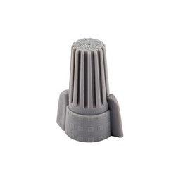 NSI WWC-G-C Easy-Twist Winged Twist-On Wire Connector 18-8 AWG Gray