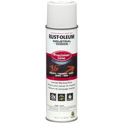 RUST-OLEUM 203039 Industrial Choice M1800 System Water-based Precision Line Marking Paint 16 Oz Spray