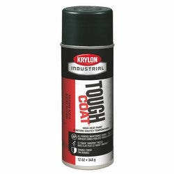 KRYLON-SHERWIN WILLIAMS A00332 Tough Coat Acrylic Enamel High Heat Black 1 Case