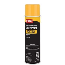 CRC Industries 18201 Upside Down Marking Paint - Caution Yellow, 17 Wt Oz