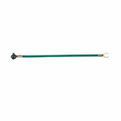 IDEAL 30-3184 Fork/Ring Terminal Grounding Tail, 12 AWG, 8 Inch Length, Green