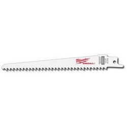 Milwaukee 48-00-5015 6 in. 6 TPI Fleam Ground SAWZALL Blades 5PK