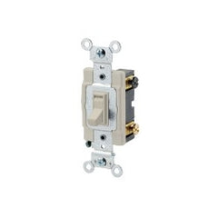 Leviton 54504-2I 4-Way Framed AC Quiet Toggle Switch, 120/277 VAC, 15 A, 1/2, 2 hp