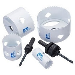 IdeAL 36-557 Hole Saw, 4-3/4, 4-1/2 Pipe Tap, 4 Pipe Entrance, 1-7/8 Cut Depth, Bi-Metal, Rigid Solid Steel Back Plate