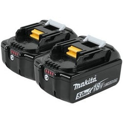 Makita BL1850B-2 Cordless Power Tool Battery Lithium-Ion 18 Volt 5 Amp-Hr 45 Minute Charging Time