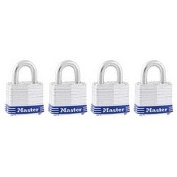 Master Lock 3008D Tumbler Padlock Keyed Alike 4-Pin Cylinder 1-9/16 Width