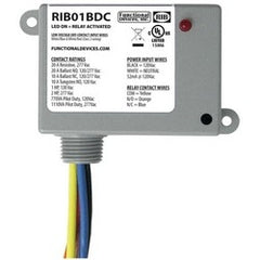 Functional Devices RIB01BDC Enclosed SPDT Relay 120V 20A Dry Contact