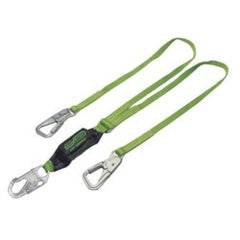 HONEYWELL 8798B/6FTGN ANSI Z359.13 Compliant Two-legged Lanyard with 6' Cordura Webbing and Snap Hooks