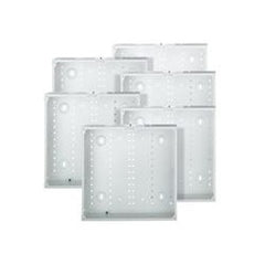 Leviton 47605-14G Media Enclosure, Enclosure Only, Metal, 6-Pack, White