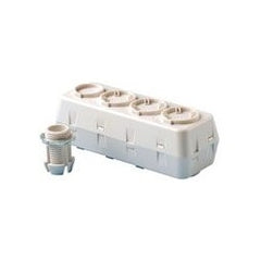 Leviton OSFOA-W Fixture-mounted Offset Adapter Accessory For OSFHU, 3 Position, White