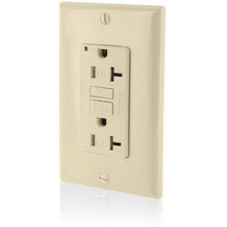 Leviton GFTR2-I Shallow Tamper Resistant GFCI Receptacle 20A 125V