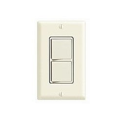 Leviton 5641-W 15 Amp, 120/277 Volt, Decora Brand Style Single-pole / 3-way AC Combination Switch, Commercial Grade, Grounding, White