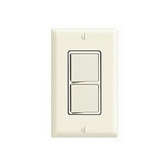 Leviton 5641-W 15 Amp, 120/277 Volt, Decora Brand Style Single-pole / 3-way AC Combination Switch, Commercial Grade, Grounding, White