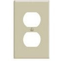 Leviton 86003 1-Gang Duplex Device Receptacle Wallplate, Standard Size