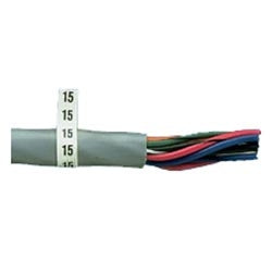 Panduit PCMB-5 StrongHold Pre-Printed Wire Marker Book 1.38 Inch Length 0.22 Inch Width