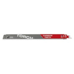 Milwaukee 48-00-5203 The Torch with Carbide Teeth 12 in 7 TPI Reciprocating Saw Blade 1 PK