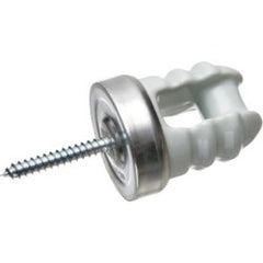 Arlington 612 Wire Holder, 2-1/4 in Lag Screw, Porcelain