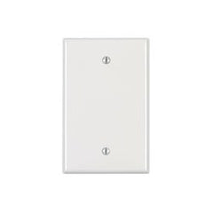 Leviton PJ13-W 1-Gang Blank Wallplate Midway Size White