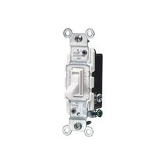 Leviton 1453-2W Toggle Switch 15 Amp 120 Volt 3-Way Grounding