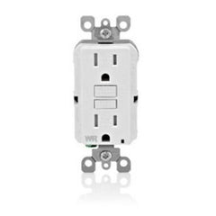 Leviton GFWT1-W Self-Test GFCI Receptacle 15A 125V White