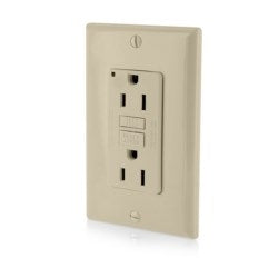 Leviton GFNT1-I Self-Test SmartlockPro Slim GFCI Receptacle 15A 125 Volt