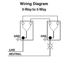 Leviton 1453-2I 3-Way AC Quiet Toggle Switch 120 Volt 15 Amp