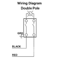 Leviton 3032-2W Toggle Switch 30 Amp 120/277 Volt Double-Pole Replacement MPN