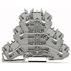 WAGO 2002-3201 Triple-deck Terminal Block; Through/through/through Terminal Block; Without Marker Carrier; Suitable For Ex E II Applications