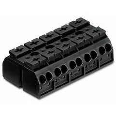 WAGO 862-505 4-Conductor Chassis-Mount Terminal Strip Without Ground Contact