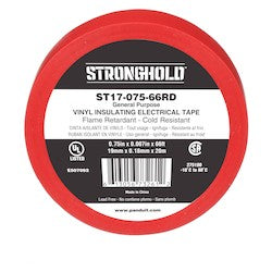 Panduit ST17-075-66RD StrongHold General Purpose Electrical Tape 66 FT