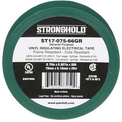 PANDUIT ST17-075-66GR StrongHold Gen Purpose Electrical Tape 0.75 in x 66 ft