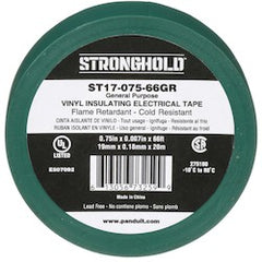 PANDUIT ST17-075-66GR StrongHold Gen Purpose Electrical Tape 0.75 in x 66 ft