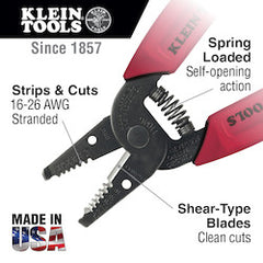 Klein 11046 Wire Stripper/Cutter 26 to 16 AWG