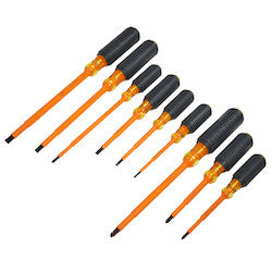 Klein 33528 Insulated Screwdriver Set, Slotted and Phillips, 9-Piece