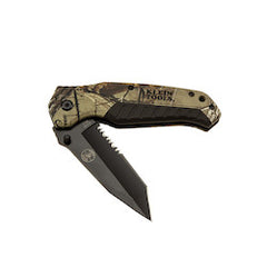 Klein Tools 44222 Pocket Knife REALTREE XTRA Camo Tanto Blade