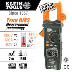 Klein CL700 Digital Clamp Meter AC Auto-Ranging TRMS Low Impedance (LoZ) Mode