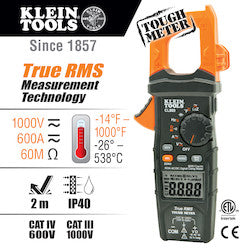 Klein CL800 Digital Clamp Meter AC/DC Auto-Ranging