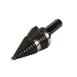 Klein KTSB11 Step Drill Bit #11 Double-Fluted 7/8 to 1-1/8-Inch