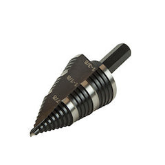 Klein Tools KTSB15 Step Drill Bit #15 Double Fluted 7/8 to 1-3/8-Inch