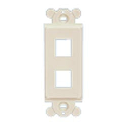 Panduit NK2RMFEI NK 2-Port Screw Mount Module Frame Electric Ivory