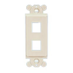 Panduit NK2RMFEI NK 2-Port Screw Mount Module Frame Electric Ivory