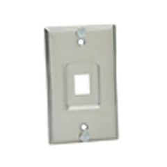 Panduit KWPY Keystone 1-Port Phone Plate Stainless Steel