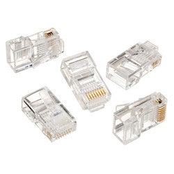 Ideal 85-346 8-Position 8-Contact RJ-45 CAT 5e Modular Plug (Box of 25)