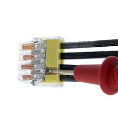 IDEAL 30-1034 Push-In Connector 4 Port Yellow