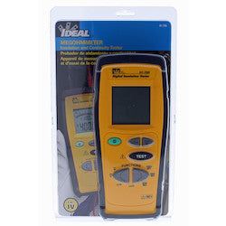 Ideal 61-795 Insulation Tester w/PI, DAR, Remote Probe, Leads & Case (50/100/250/500/1000 VDC)